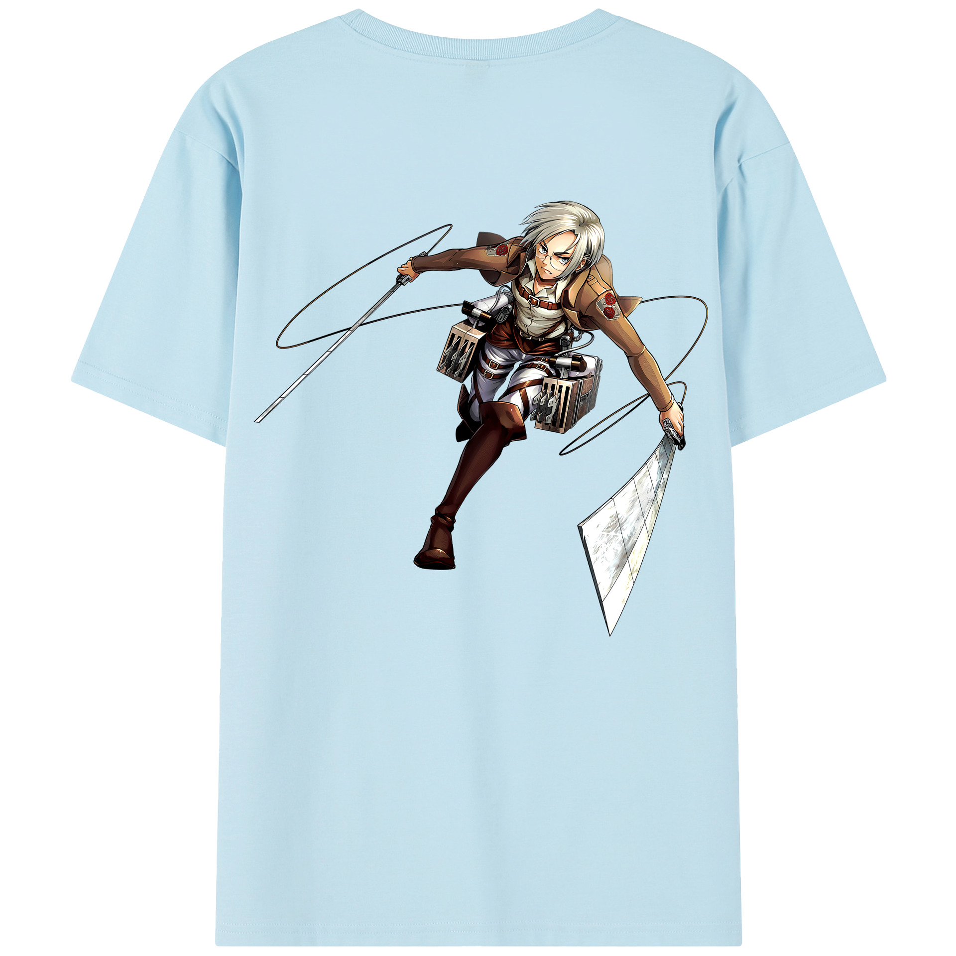 （画像用）  綿100％半袖Tシャツ（背面プリント）